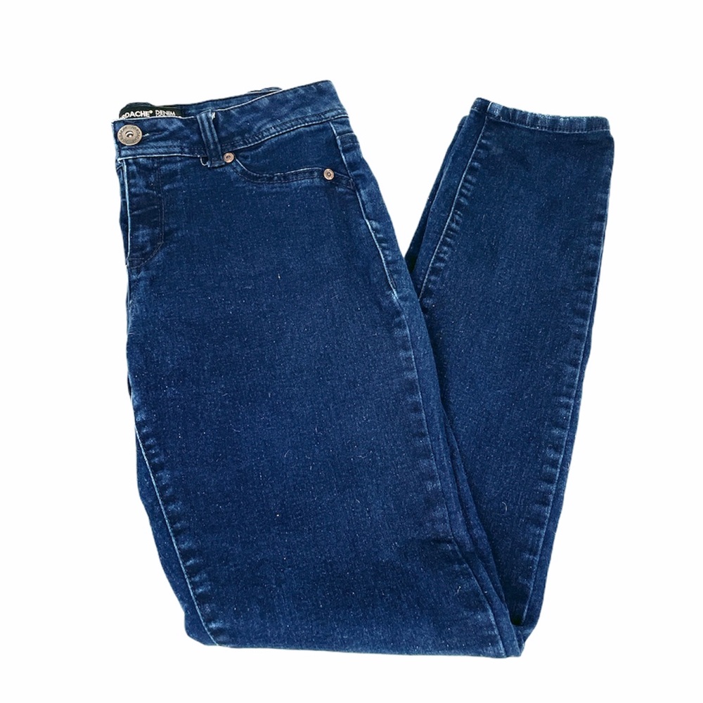 Jordache Denim Legging Jeans, Blue, 6